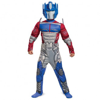 Transformers Optimus Prime Kostüm mit Muskeln für Kinder