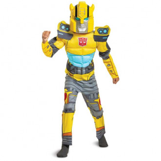 Transformers Bumblebee Kostüm mit Muskeln für Kinder