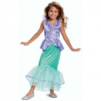 Offizielles Disney Meerjungfrau Arielle Deluxe Kostüm für Mädchen