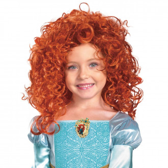 Disney Prinzessin Merida Kostümperücke für Kinder