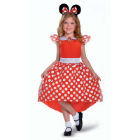 Offizielles Disney Minnie Mouse rotes Kostüm für Kinder