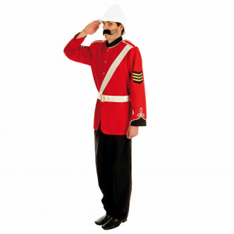 Rotes Burenkrieg Soldat Kostüm für Männer