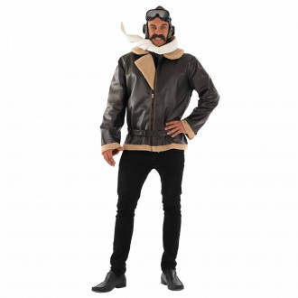 Pilot aus Kriegszeiten Kostüm für Männer
