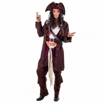 Karibik-Pirat Deluxe Kostüm für Männer