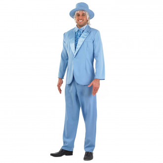Blauer Dumm Anzug Kostüm für Männer