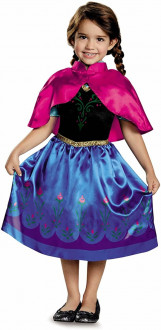 Disney Frozen Anna Unterwegs Classic Kostüm für Kinder