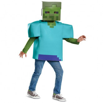 Minecraft Zombie Klassisches Kostüm für Kinder