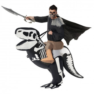 T-Rex Skelett Ride On Kostüm für Männer