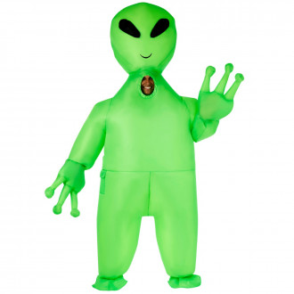 Riesiges aufblasbares Alien-Kostüm für Männer