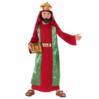 Roter Krippenkönig Kostüm für Kinder