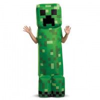 Minecraft Creeper aufblasbare Kostüm für Kinder