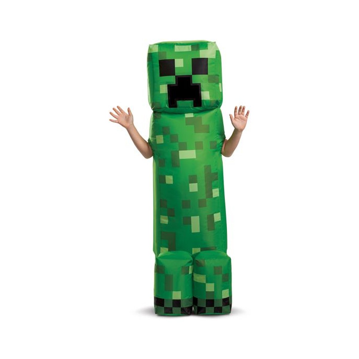 Minecraft Creeper aufblasbare Kostüm für Kinder
