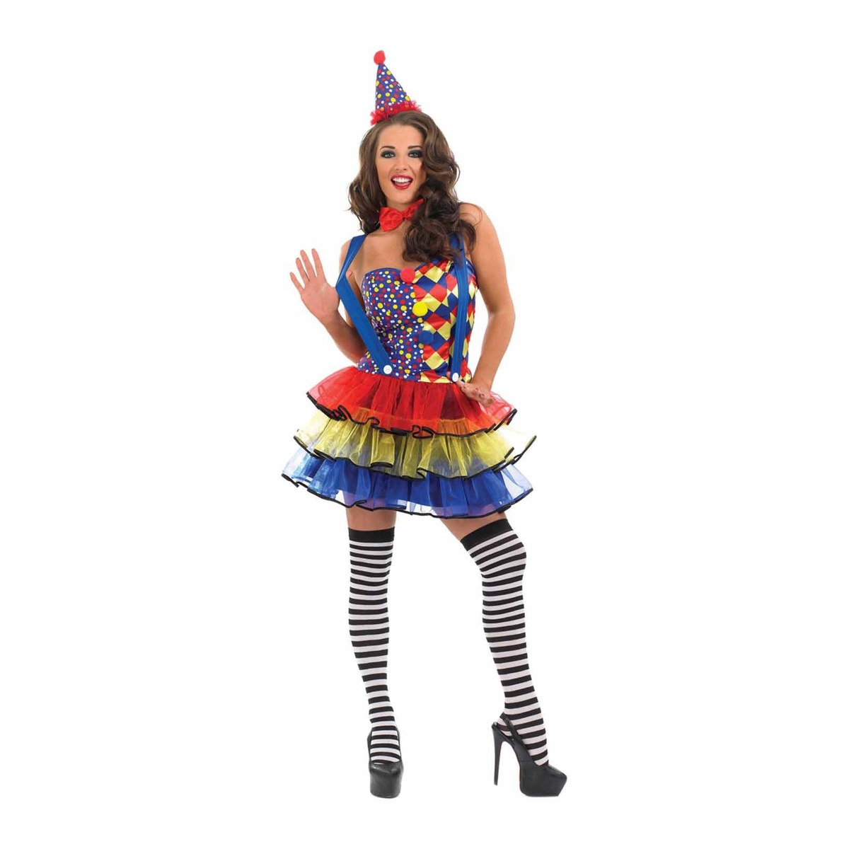 Damen Sexy Clown Kostüm