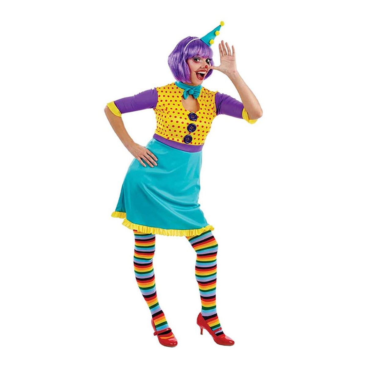 Clown-Kostüm für Damen