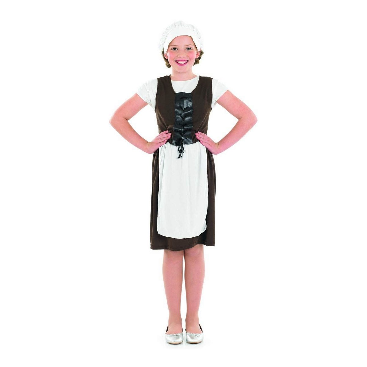 Tudor Mädchen Kostüm für Kinder