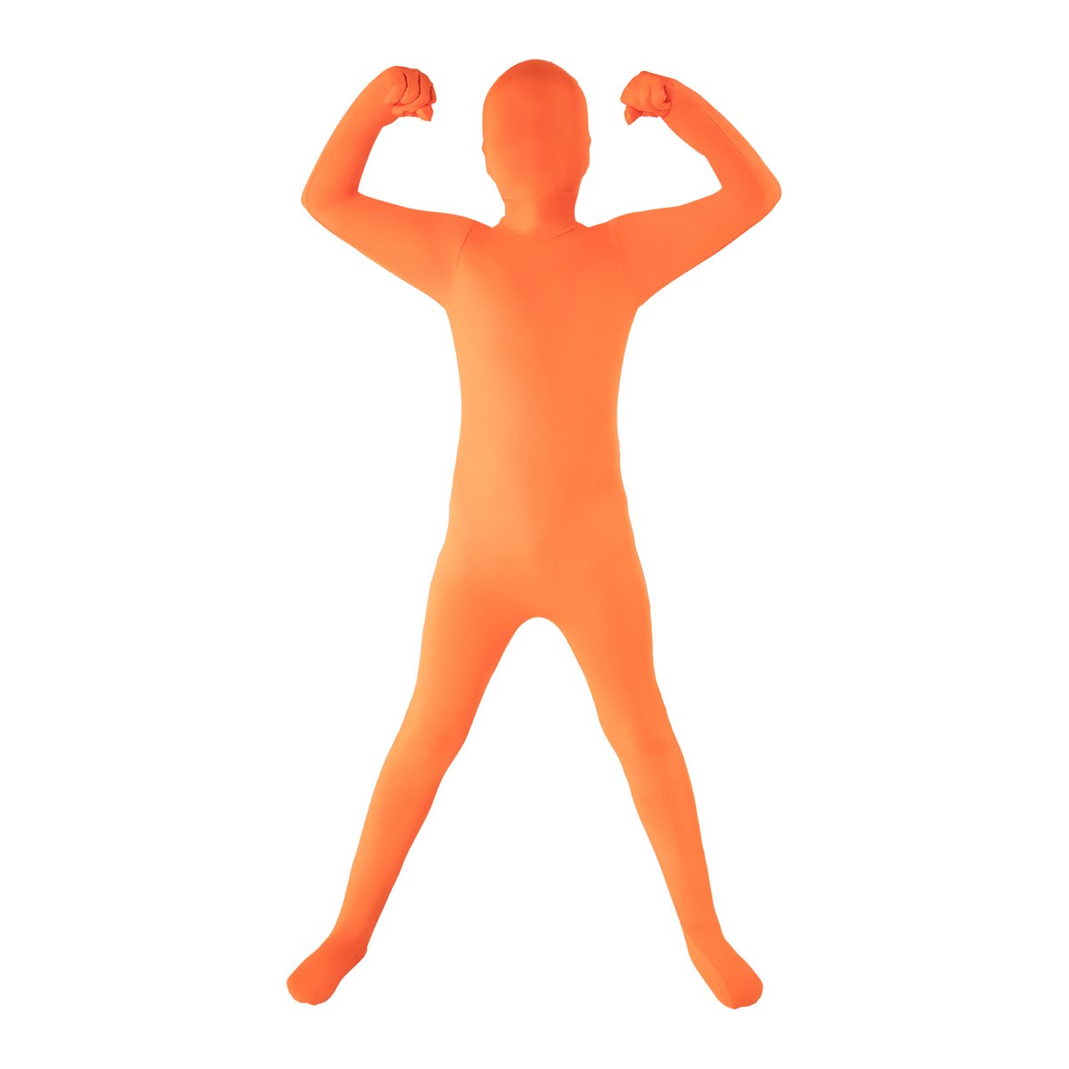 Orangenfarbiger Morphsuit für Kinder