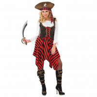 Piratenkapitän Kostüm für Frauen