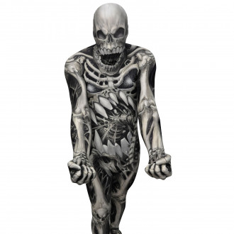 Skelett und Knochen Morphsuit