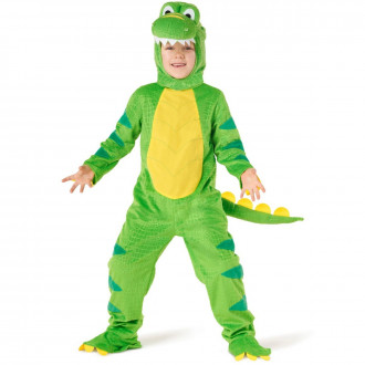 Grünes T-Rex Dinosaurier Kostüm für Kinder