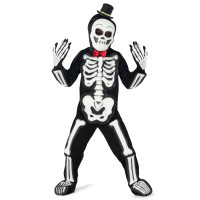 Leuchtendes Skelett Kostüm für Kinder