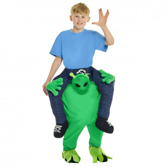 Alien Huckepack Kostüm für Kinder