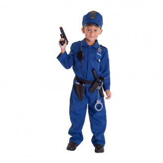 Amerikanischer Polizist Kostüm für Kinder