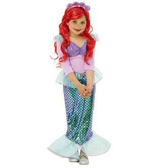 Metallische Meerjungfrau Kostüm für Kinder