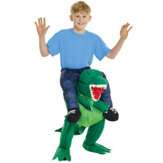 T-Rex Huckepack Kostüm für Kinder