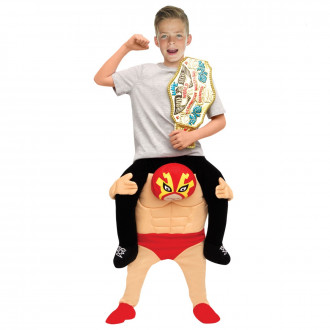 Ringkämpfer Huckepack Kostüm für Kinder