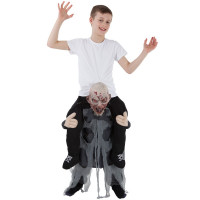 Zombie Huckepack Kostüm für Kinder