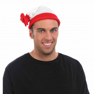 Rot-weiß gestreifter Hut für Männer
