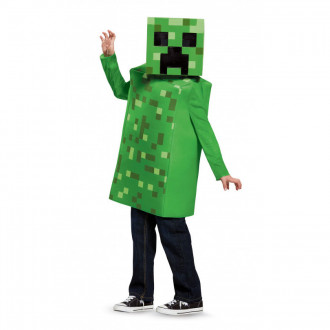 Klassisches Minecraft Creeper Kostüm für Kinder