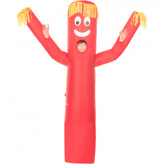 Aufblasbares Rotes Winkendes Kostüm für Kinder
