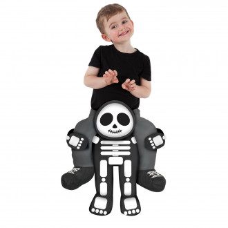 Skelett Huckepack Kostüm für Kleinkinder