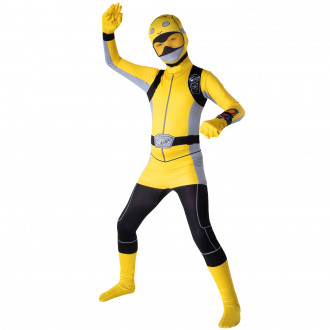 Gelbes Power Rangers Beast Morpher Morphsuit für Kinder