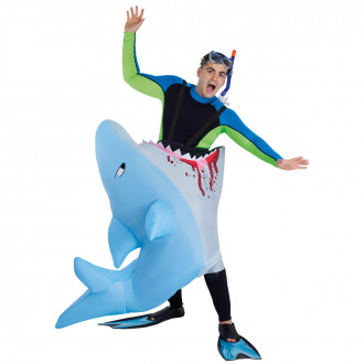 Killerhai Aufblasbares Kostüm