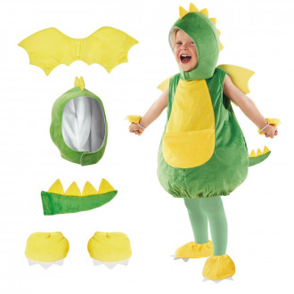 Grünes Drachenjunges-Kostüm für Kleinkinder