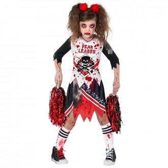 Zombie-Cheerleader-Kostüm für Kinder