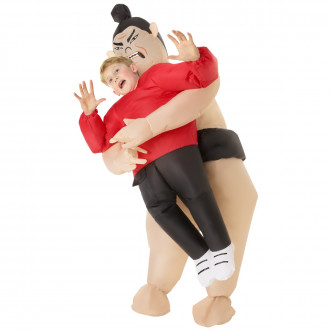 Aufblasbares Sumo Pick Me Up Kostüm für Kinder