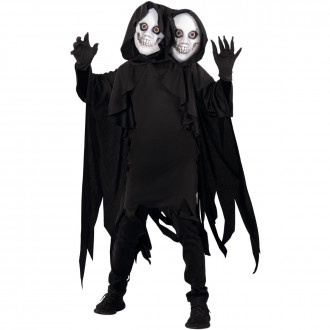 Zweiköpfiges Ghoul-Kostüm für Kinder